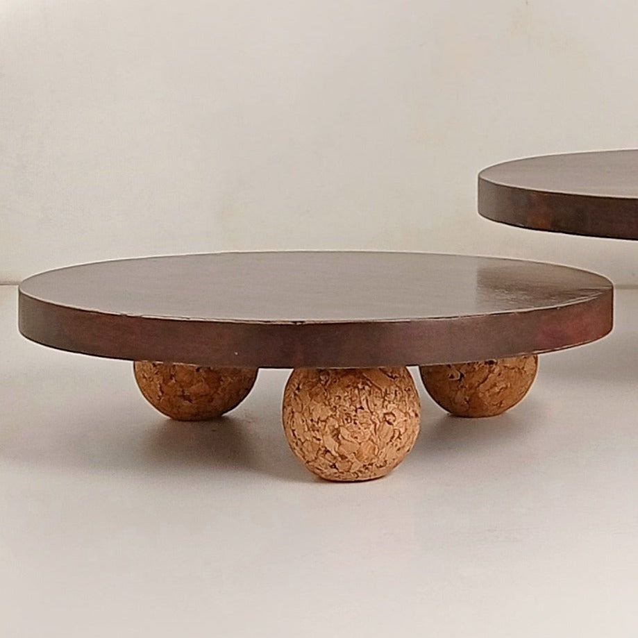 Wooden Top Cake Stand (2 Sizes)
