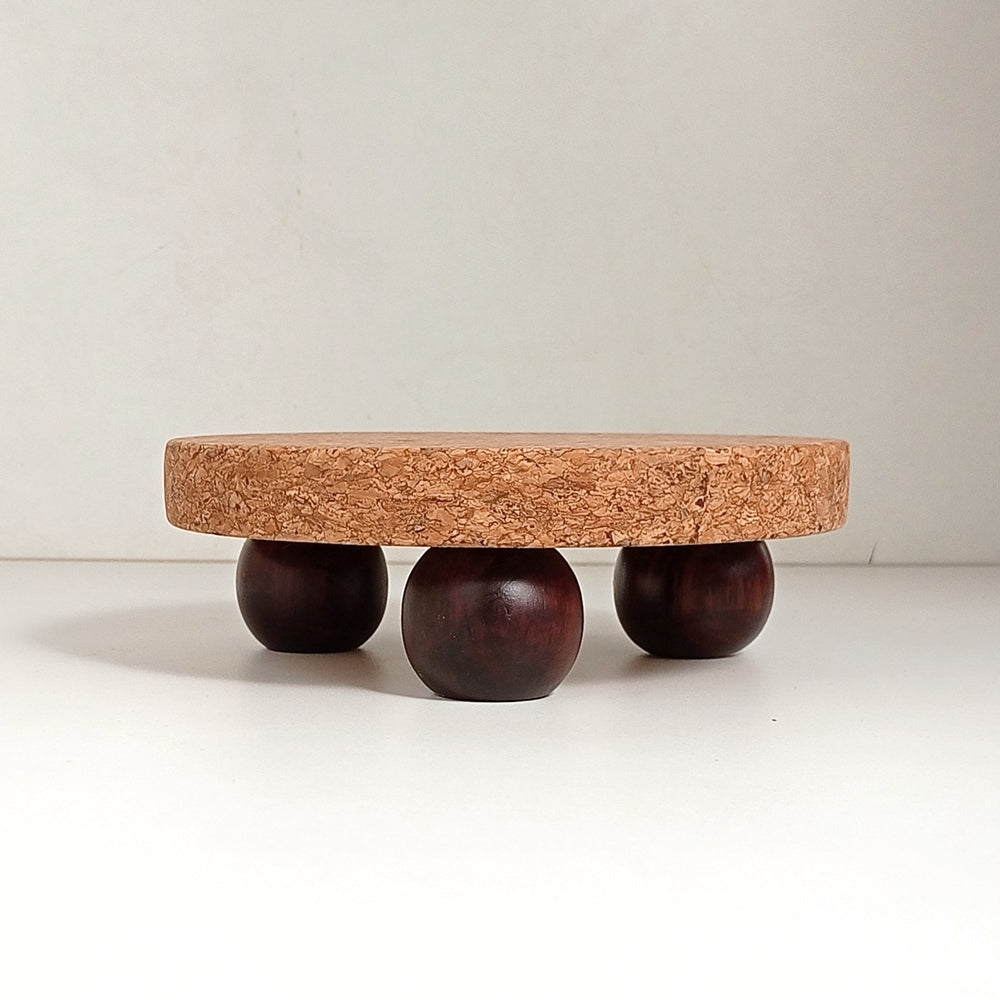 Cork Top Cake Stand (2 sizes)