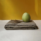 Raatri Bed Sheet + 2 Pillow Covers (Olive)