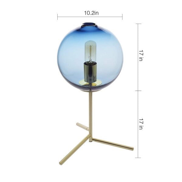 Handblown Glass Table Lamp (A)