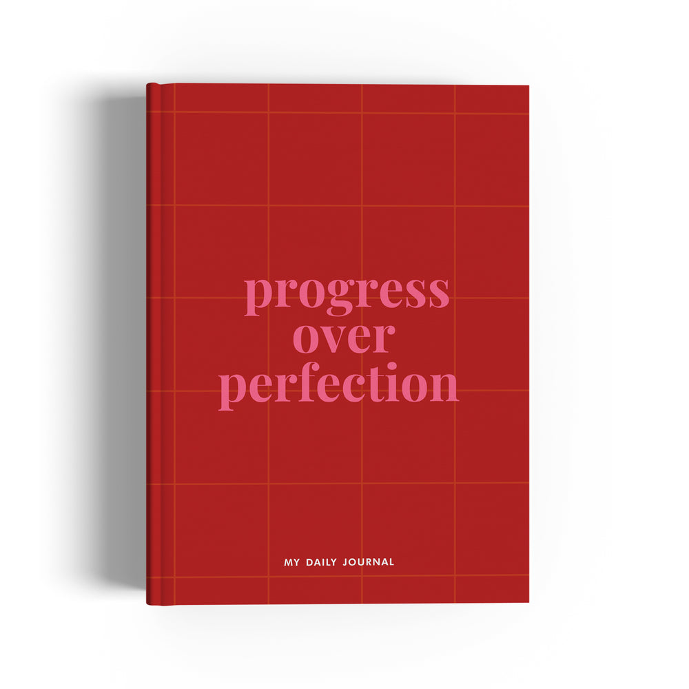 'Progress over perfection' Notebook
