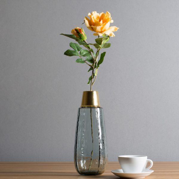 Handblown Textured Glass Vase