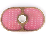 Blush Pink Chip & Dip Platter (Oval)