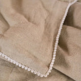 Linen Lace Delight Duvet Cover Set (13 Colour Options)