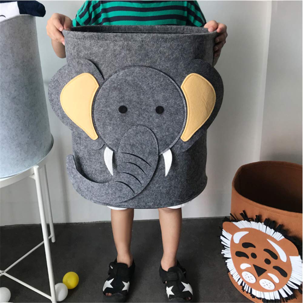 Elephant Felt Storage Basket