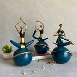 Evelyn Yoga Figurines (Blue)