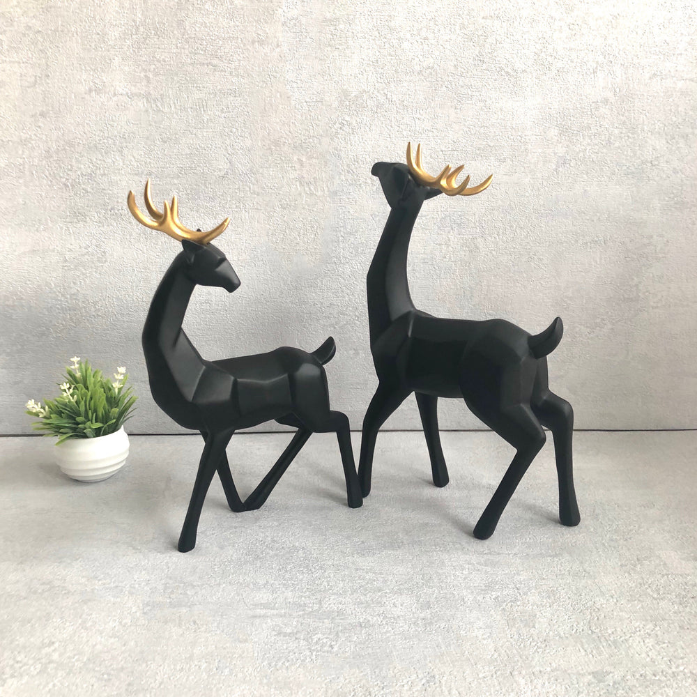 Rudolph Reindeer Sculpture (Set of 2)