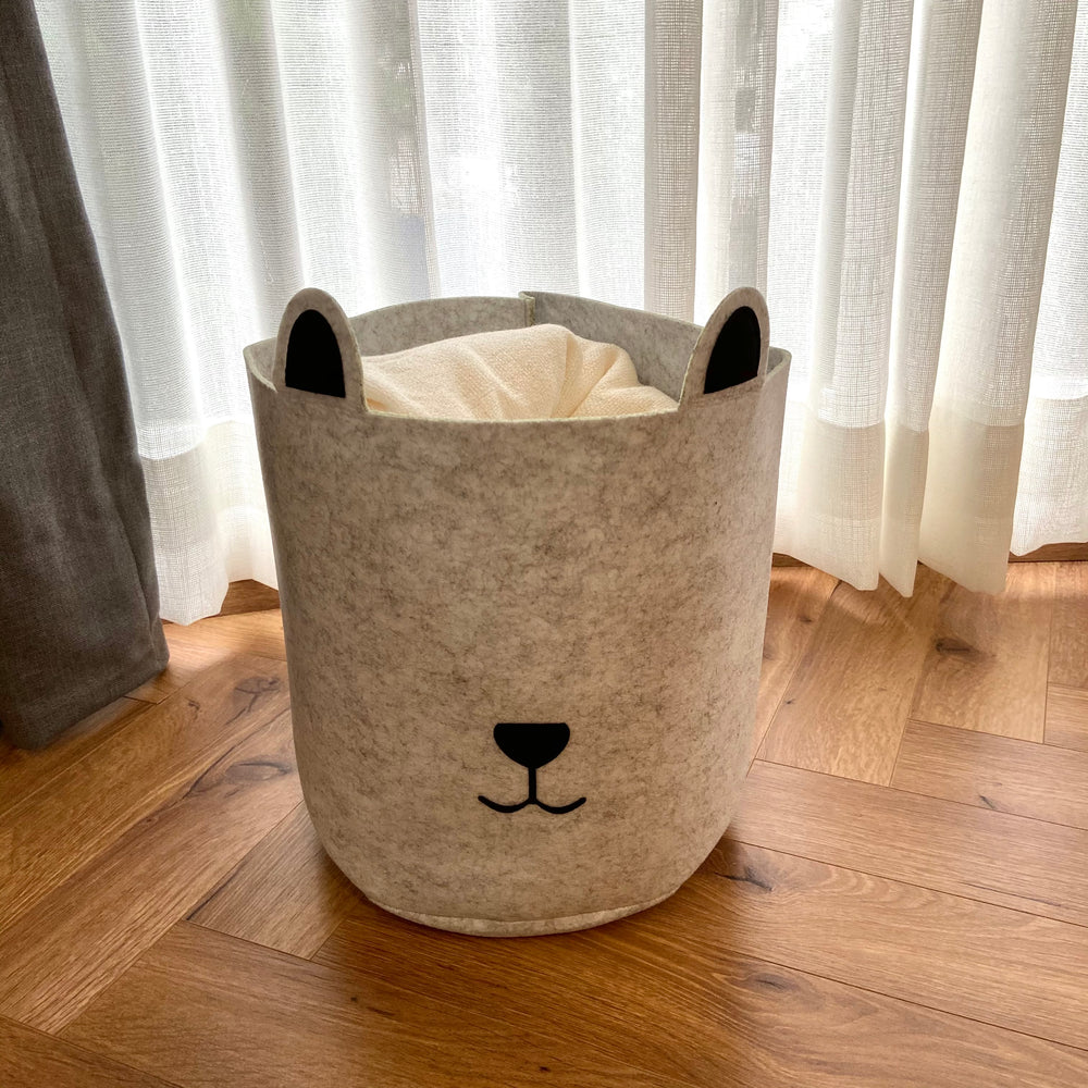 Cat Felt Storage Basket