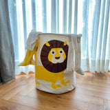 Lion Canvas Storage Basket