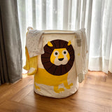 Lion Canvas Storage Basket