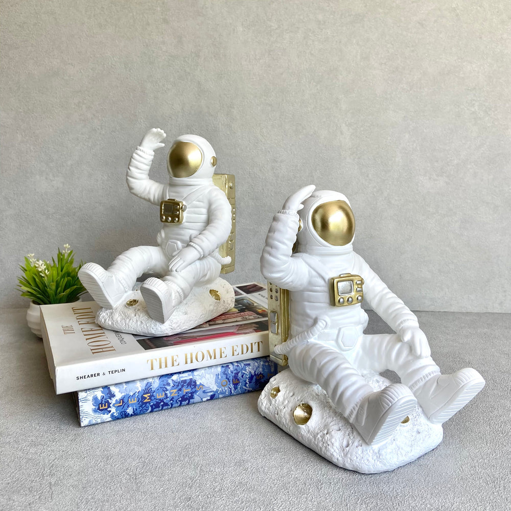 Felix Astronaut Bookends