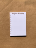 Things To Do Today - Notepad
