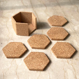 Hex Coasters with Stand (Set of 6)