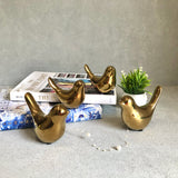Bella Golden Bird Sculptures