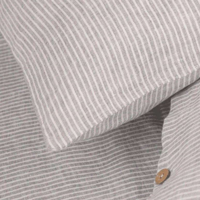 Linen Striped Duvet Cover Set (3 Colours)