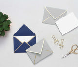 Blue & Grey Mini Notecards with Envelopes