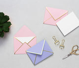 Lavendar & Candy Pink Mini Notecards with Envelopes