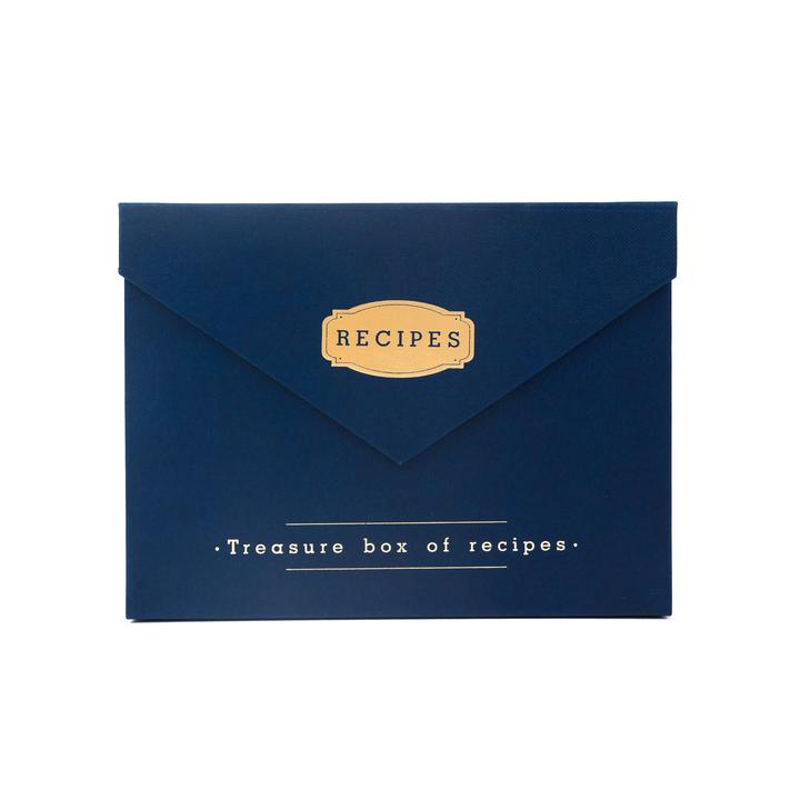 Recipe Box (Navy Blue)
