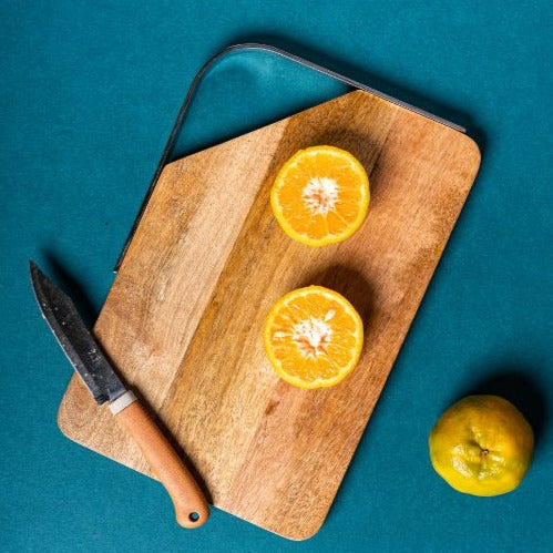 SS Handle Serving Board Rectangle