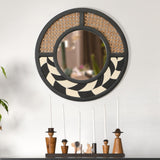 Disc Hand Painted Wall Mirror