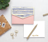 Pastel Marbled Notecard Set